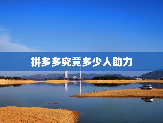 拼多多究竟多少人助力