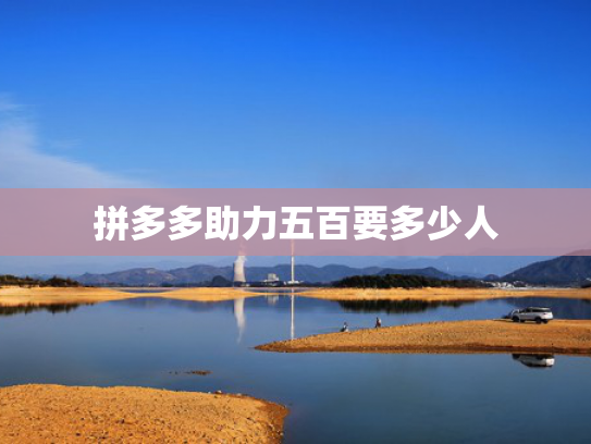 拼多多助力五百要多少人