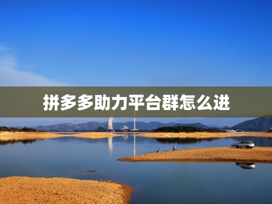 拼多多助力平台群怎么进