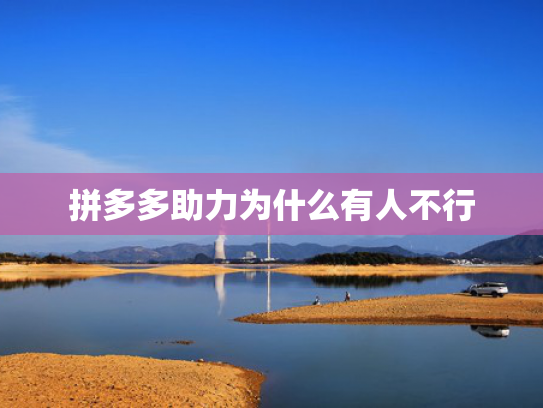 拼多多助力为什么有人不行