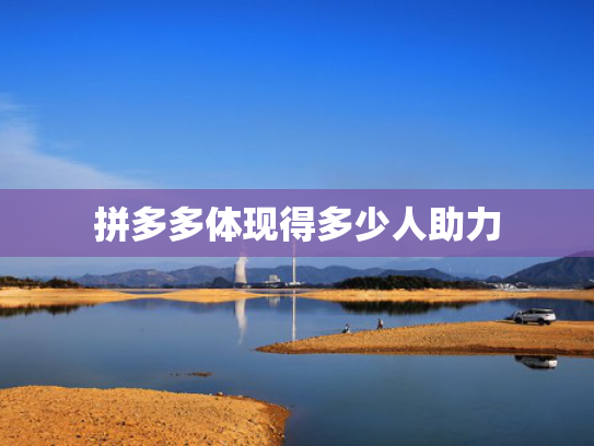 拼多多体现得多少人助力