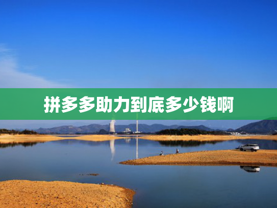 拼多多助力到底多少钱啊